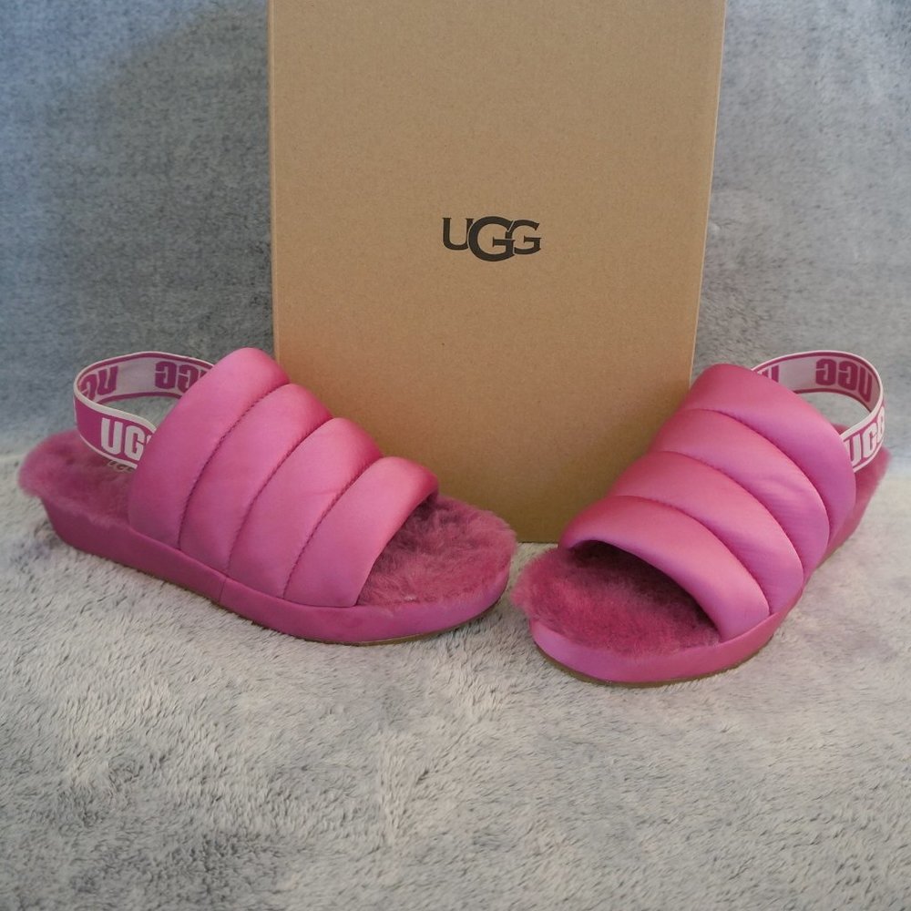 UGG PUFF YEAH SLIPPERS, US 7 "NEW"